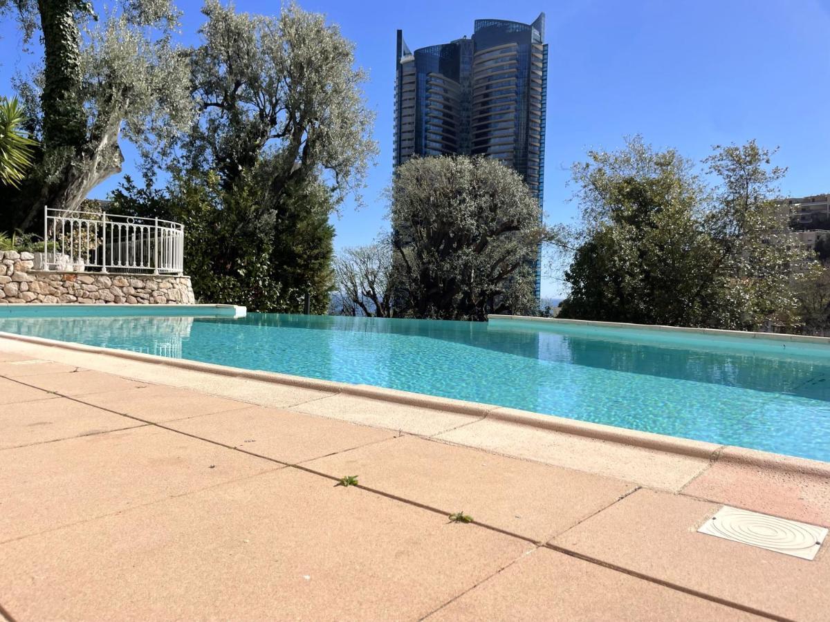 New Studio, Piscine Et Vue Mer • Proche De Monaco Beausoleil Dış mekan fotoğraf